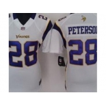 nike women nfl jerseys minnesota vikings #28 peterson white[nike]