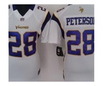 nike women nfl jerseys minnesota vikings #28 peterson white[nike]