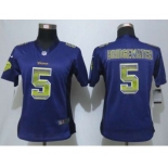 nike women nfl jerseys minnesota vikings #5 bridgewater purple[Strobe Limited][bridgewater]