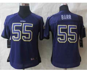 nike women nfl jerseys minnesota vikings #55 barr purple[Elite drift fashion]