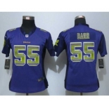 nike women nfl jerseys minnesota vikings #55 barr purple[Strobe Limited]