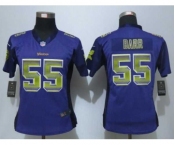 nike women nfl jerseys minnesota vikings #55 barr purple[Strobe Limited]