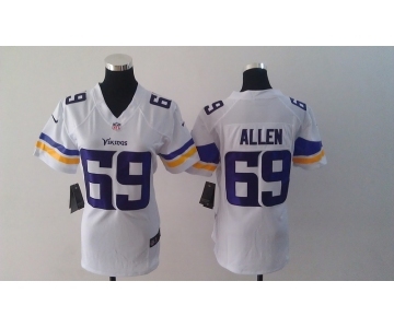 nike women nfl jerseys minnesota vikings #69 allen white[2013 nike]