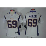 nike women nfl jerseys minnesota vikings #69 allen white[nike limited]