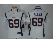 nike women nfl jerseys minnesota vikings #69 allen white[nike limited]