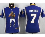 nike women nfl jerseys minnesota vikings #7 christian ponder purple[portrait fashion]