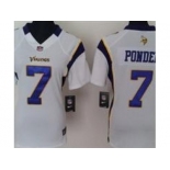 nike women nfl jerseys minnesota vikings #7 christian ponder white[nike]