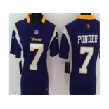 nike women nfl jerseys minnesota vikings #7 ponder purple[nike]