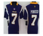 nike women nfl jerseys minnesota vikings #7 ponder purple[nike]