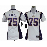 nike women nfl jerseys minnesota vikings #75 kalil white[nike]