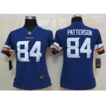 nike women nfl jerseys minnesota vikings #84 patterson purple[new nike limited]