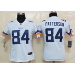 nike women nfl jerseys minnesota vikings #84 patterson white[new nike limited]