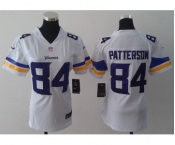 nike women nfl jerseys minnesota vikings #84 patterson white[new nike]