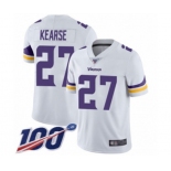 Youth Minnesota Vikings #27 Jayron Kearse White Vapor Untouchable Limited Player 100th Season Football Jersey