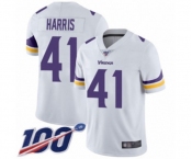 Youth Minnesota Vikings #41 Anthony Harris White Vapor Untouchable Limited Player 100th Season Football Jersey