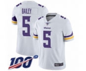 Youth Minnesota Vikings #5 Dan Bailey White Vapor Untouchable Limited Player 100th Season Football Jersey