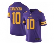 Youth Nike Minnesota Vikings #10 Fran Tarkenton Limited Purple Rush NFL Jersey