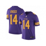 Youth Nike Minnesota Vikings #14 Stefon Diggs Limited Purple Rush NFL Jersey