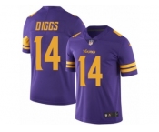 Youth Nike Minnesota Vikings #14 Stefon Diggs Limited Purple Rush NFL Jersey