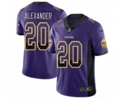 Youth Nike Minnesota Vikings #20 Mackensie Alexander Limited Purple Rush Drift Fashion NFL Jersey