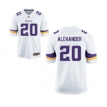 Youth Nike Minnesota Vikings #20 Mackensie Alexander White NFL Jersey