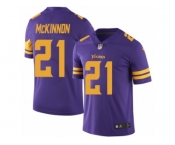 Youth Nike Minnesota Vikings #21 Jerick McKinnon Limited Purple Rush NFL Jersey