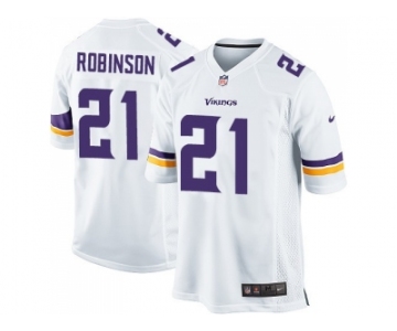 Youth Nike Minnesota Vikings #21 Josh Robinson White Stitched NFL Jersey