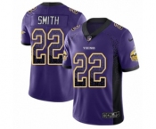 Youth Nike Minnesota Vikings #22 Harrison Smith Limited Purple Rush Drift Fashion NFL Jersey