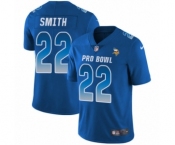 Youth Nike Minnesota Vikings #22 Harrison Smith Limited Royal Blue NFC 2019 Pro Bowl NFL Jersey