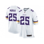 Youth Nike Minnesota Vikings #25 Latavius Murray White Stitched NFL Elite Jersey