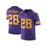 Youth Nike Minnesota Vikings #28 Adrian Peterson Limited Purple Rush NFL Jersey