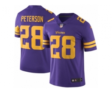 Youth Nike Minnesota Vikings #28 Adrian Peterson Limited Purple Rush NFL Jersey