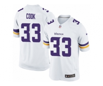 Youth Nike Minnesota Vikings #33 Dalvin Cook Limited White NFL Jersey