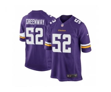 Youth Nike Minnesota Vikings #52 Chad Greenway Purple Elite Jersey