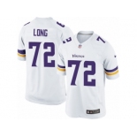 Youth Nike Minnesota Vikings #72 Jake Long Limited White NFL Jersey