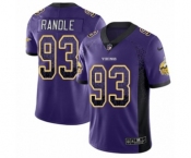 Youth Nike Minnesota Vikings #93 John Randle Limited Purple Rush Drift Fashion NFL Jersey