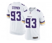 Youth Nike Minnesota Vikings #93 Shamar Stephen Limited White NFL Jersey