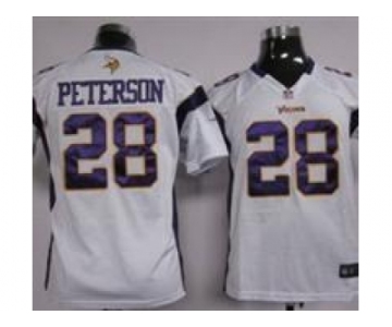 nike youth nfl jerseys Minnesota Vikings #28 Adrian Peterson White [nike]