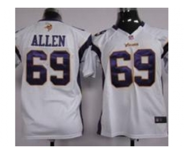 nike youth nfl jerseys Minnesota Vikings #69 Jared Allen White [nike]