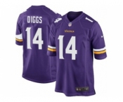 nike youth nfl jerseys minnesota vikings #14 stefon diggs purple[nike]