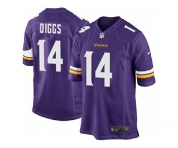 nike youth nfl jerseys minnesota vikings #14 stefon diggs purple[nike]