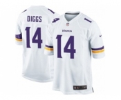 nike youth nfl jerseys minnesota vikings #14 stefon diggs white[nike]