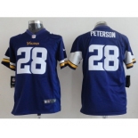 nike youth nfl jerseys minnesota vikings #28 peterson purple[2013 nike]