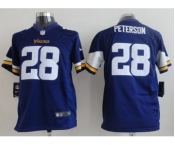 nike youth nfl jerseys minnesota vikings #28 peterson purple[2013 nike]