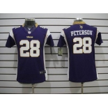 nike youth nfl jerseys minnesota vikings #28 peterson purple[nike limited]