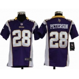 nike youth nfl jerseys minnesota vikings #28 peterson purple[nike]