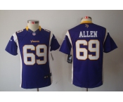 nike youth nfl jerseys minnesota vikings #69 allen purple[nike limited]