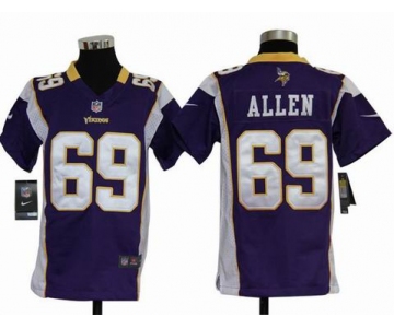 nike youth nfl jerseys minnesota vikings #69 allen purple[nike]