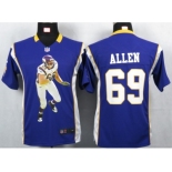 nike youth nfl jerseys minnesota vikings #69 allen purple[portrait fashion]