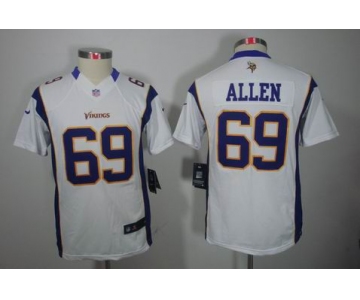 nike youth nfl jerseys minnesota vikings #69 allen white[nike limited]